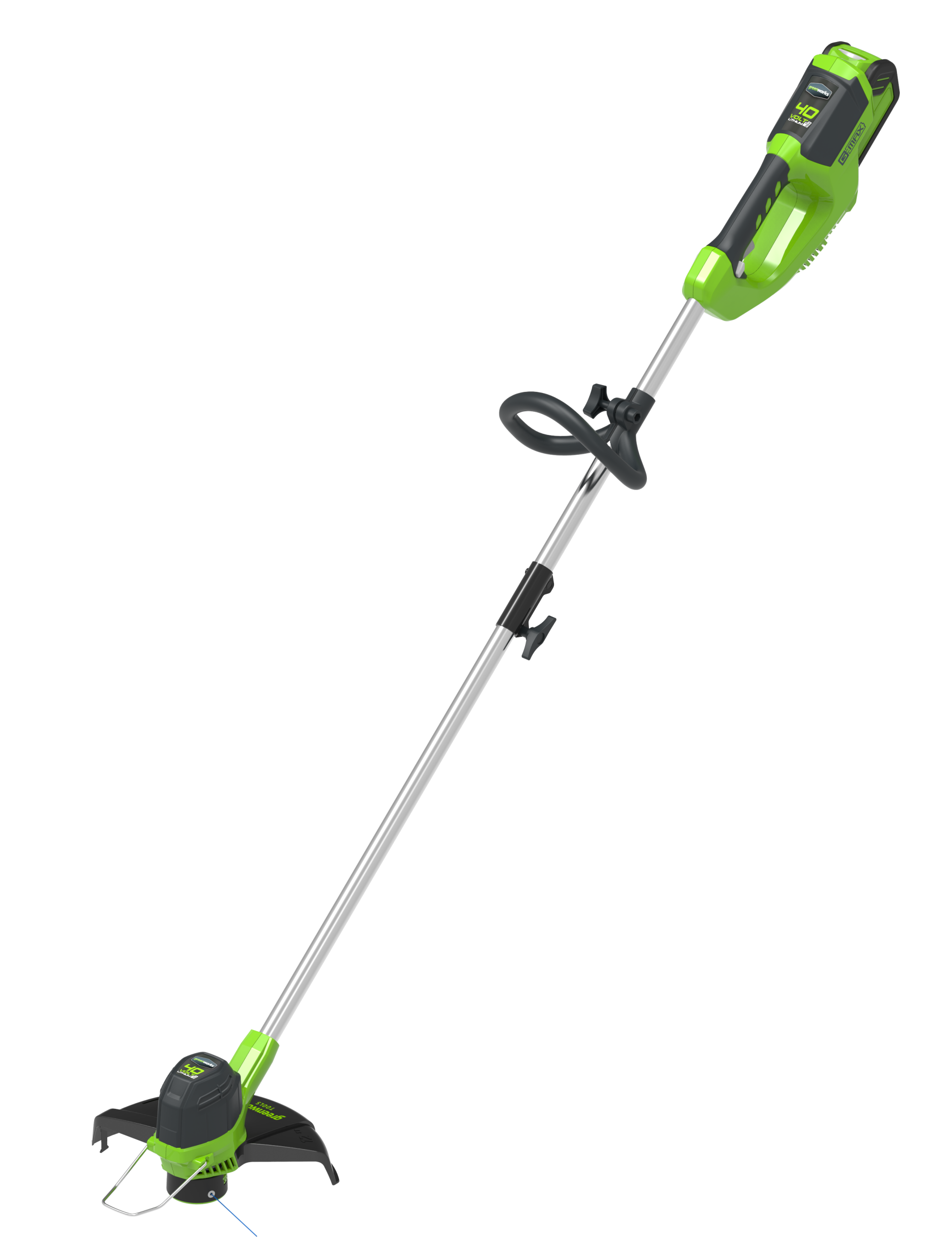 Триммер аккумуляторный Greenworks G40LTK4, 40V, 30 см, с 1хАКБ 4 А.ч и ЗУ — изображение 3