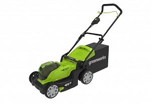 Газонокосилка аккумуляторная Greenworks G24X2LM41, 2*24V, 41 см, без АКБ и ЗУ — изображение 2
