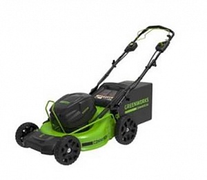 Газонокосилка самоходная, аккумуляторная Greenworks GC82LM51SP2, 82V, 51 см, бесщеточная, без АКБ и ЗУ — изображение 2