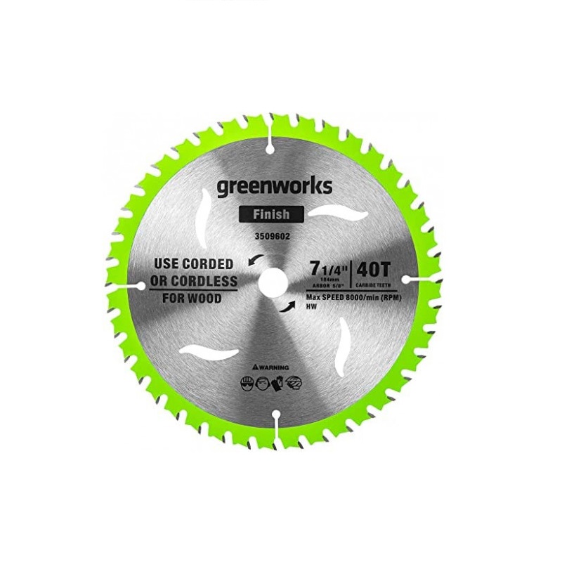Диск по дереву Greenworks  Ø120 мм 24T для мини пилы 1501207