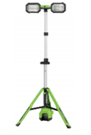LED-мачта с гибридным питанием Greenworks GPT-STL, 24V /110-240V, 3000 лм, 97-177 см, без АКБ и ЗУ — изображение 2