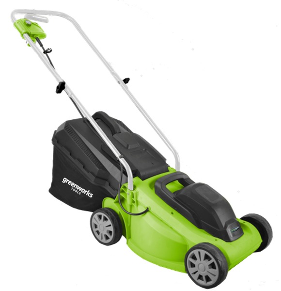 Газонокосилка электрическая Greenworks GLM1232, 1200 Вт, 33 см — изображение 3