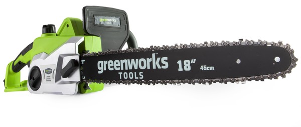 Цепная пила электрическая Greenworks GCS2046, 2000W, 45 см — изображение 3