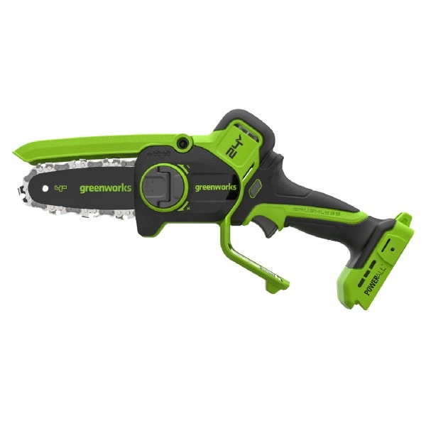 Цепная мини-пила Greenworks CS2410A(24В,10см,Акк2Ач и ЗУ)