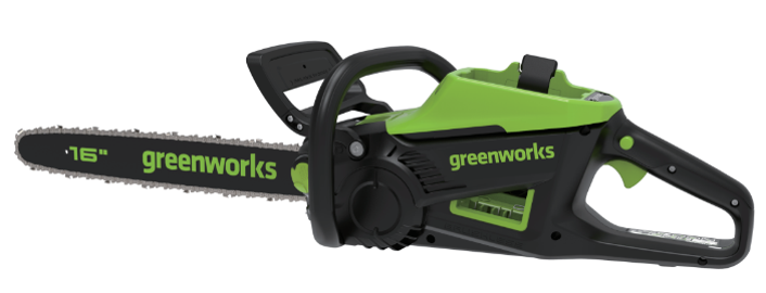 Цепная пила аккумуляторная Greenworks Арт. 2008907UB, 60V, 40 см, бесщеточная, 2500 Вт, с 1хАКБ 4 Ач. и ЗУ — изображение 3