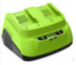 Ультрабыстрое двойное зарядное устройство Greenworks G24X2C8, 24V, 8A (2958807) — изображение 2