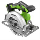 Циркулярная пила аккумуляторная Greenworks Арт. 1501607, 24 V, бесщеточная, 57 мм, без АКБ и ЗУ — изображение 2