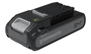 Аккумулятор Greenworks Арт. 2940407, 24V, 4Ач, с двумя USB-C разъемами — изображение 2